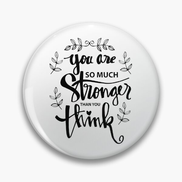 Item preview, You are stronger than you think, Motivational Quote designed and sold by graphic-genie.