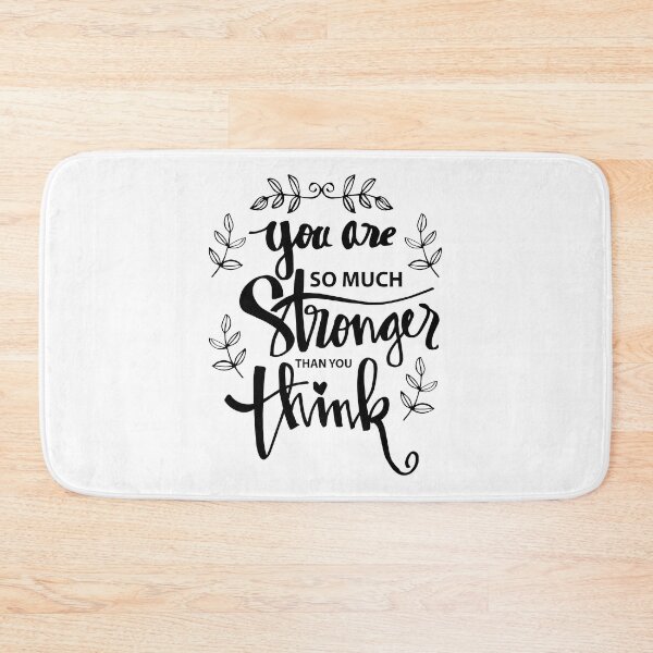 Item preview, You are stronger than you think, Motivational Quote designed and sold by graphic-genie.
