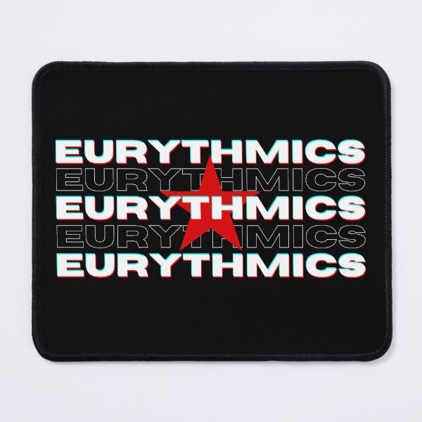 Item preview, Eurythmics Logo Typographic Glitch designed and sold by mendobreaker1.