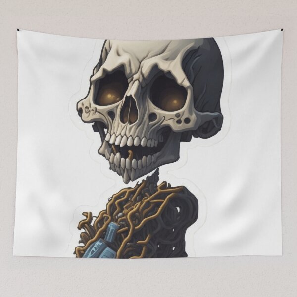 Item preview, Shakespeare Skull Skeleton Dead Poet designed and sold by McCallnWaldo.