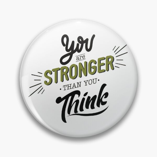 Item preview, You are stronger than you think, Motivational Quote designed and sold by graphic-genie.