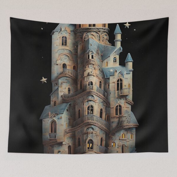 Item preview, Asgard Castle designed and sold by OccultDreams.