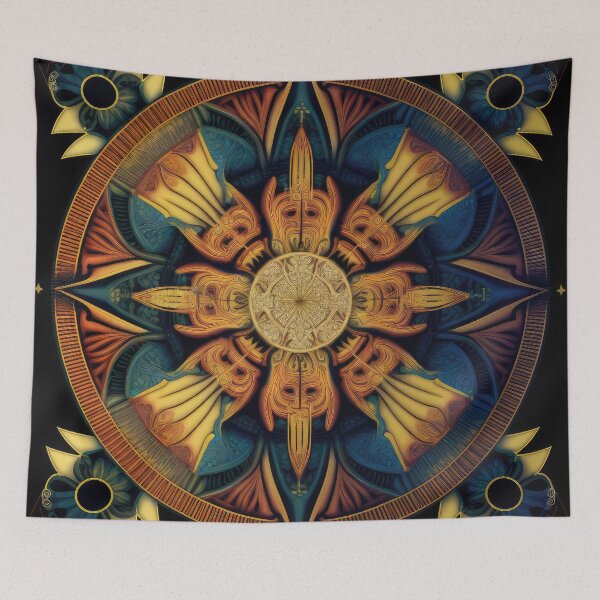Artikelvorschau, Kaleidoscopic Mandala entworfen und verkauft von SeedDesign.