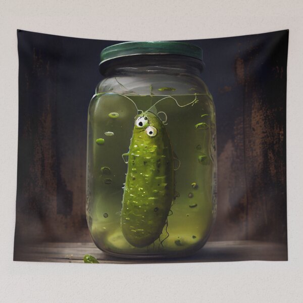 Item preview, Remembrance of a Pickle Digital Painting designed and sold by CodeAndColors.