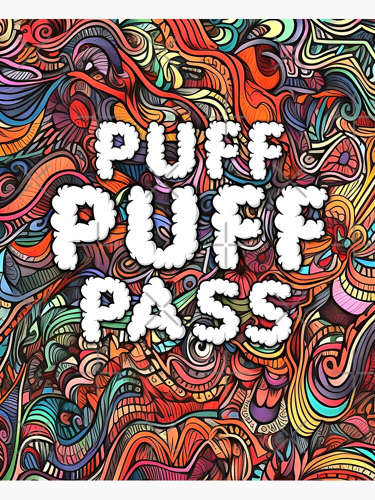 Puff Puff Pass SVG  Stoner Quote Graphic by B Renee Design · Creative  Fabrica