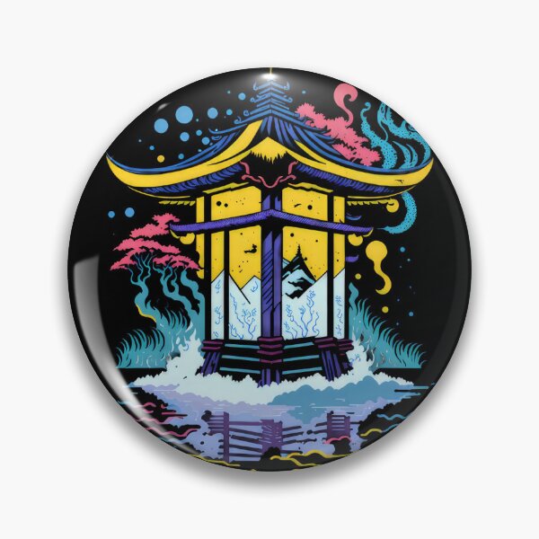 Item preview, Japanese Shrine Illustration | Japanese anime Shrine designed and sold by Aiartly.