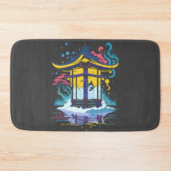 Item preview, Japanese Shrine Illustration | Japanese anime Shrine designed and sold by Aiartly.