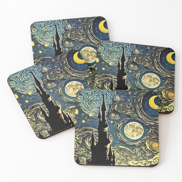 Item preview, Starry Night Lyonesse Castle designed and sold by OccultDreams.