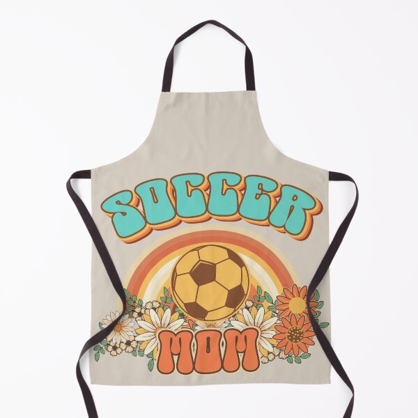 Item preview, Groovy Soccer mom Retro gift for funny mother Vintage floral pattern designed and sold by HomeCoquette.