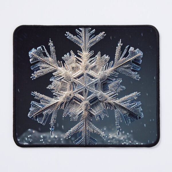 Item preview, Glittering Grit A Snowflakes Synonym Digital Painting designed and sold by CodeAndColors.