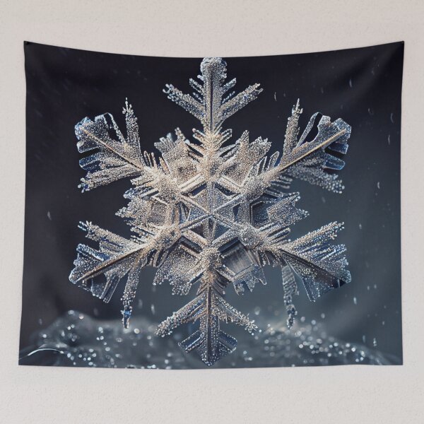 Item preview, Glittering Grit A Snowflakes Synonym Digital Painting designed and sold by CodeAndColors.