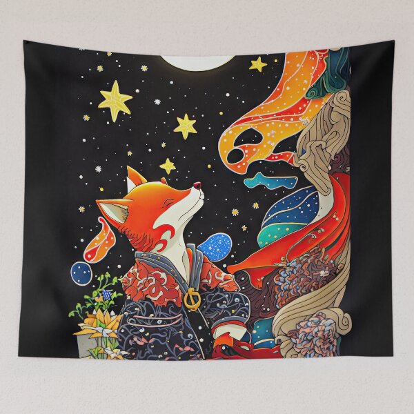 Item preview, Galaxy Fox designed and sold by OccultDreams.