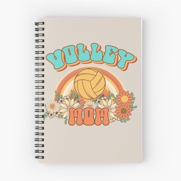 Item preview, Groovy Volley mom Retro gift for funny mother Vintage floral pattern designed and sold by HomeCoquette.