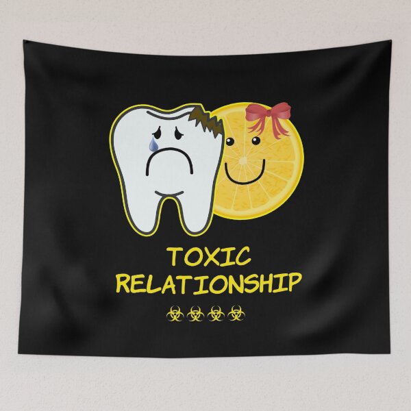 Item preview, 'Toxic Relationship' Couple Goals - Sarcasm Lovers Collection Orange designed and sold by Ridiculam Toga.