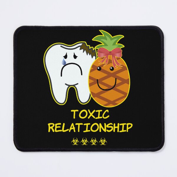 Item preview, 'Toxic Relationship' Couple Goals - Sarcasm Lovers Collection Pineapple designed and sold by Ridiculam Toga.