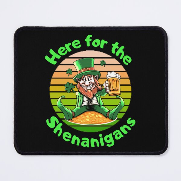 Item preview, here for the shenanigans st patricks day designed and sold by NikkiGlassWorks.