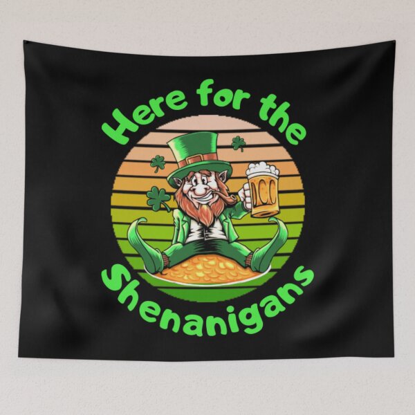 Item preview, here for the shenanigans st patricks day designed and sold by NikkiGlassWorks.