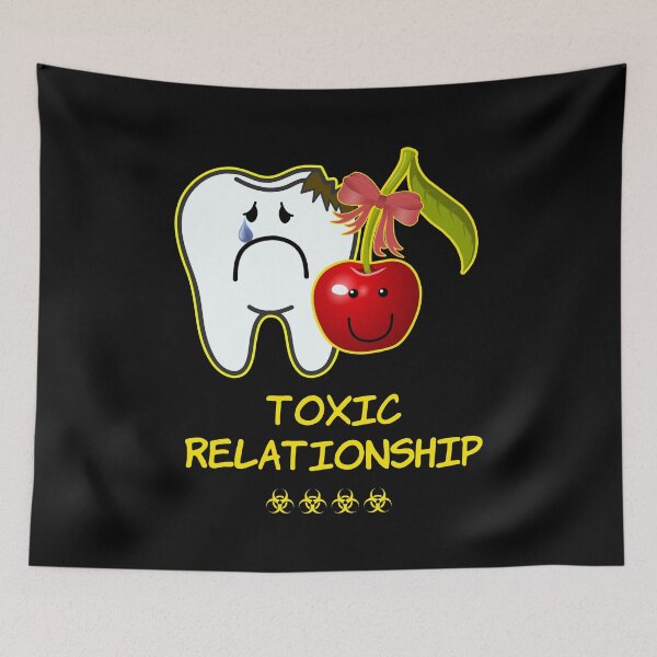 Item preview, 'Toxic Relationship' Couple Goals - Sarcasm Lovers Collection Cherry designed and sold by Ridiculam Toga.
