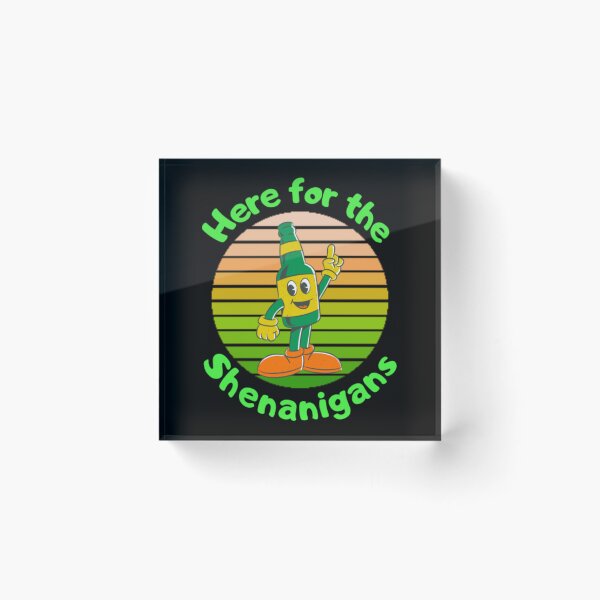 Item preview, here for the shenanigans st patricks day designed and sold by NikkiGlassWorks.