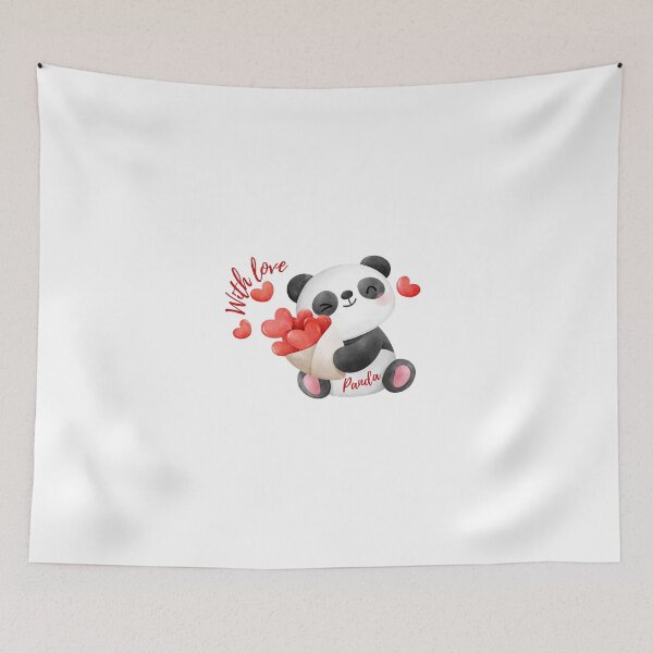 Item preview, With Love Panda  designed and sold by KrithigaArts.