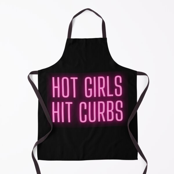 Item preview, Hot Girls Hit Curbs Bad Driver Bumper Warning :-D designed and sold by CollageHeaven.