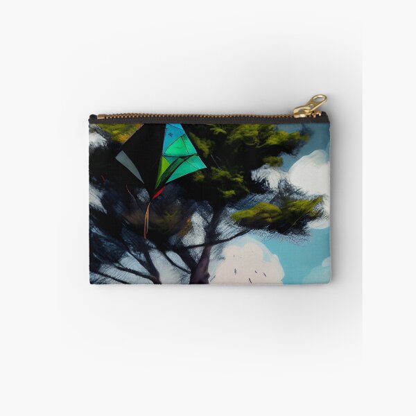 Item preview, Kite in the Trees Digital Painting designed and sold by CodeAndColors.