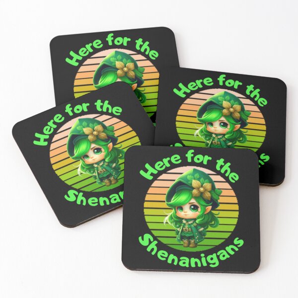 Item preview, here for the shenanigans st patricks day designed and sold by NikkiGlassWorks.