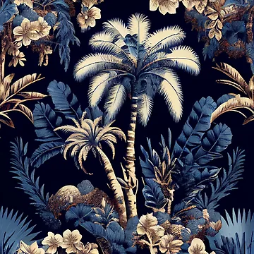 Vorschaubild zum Design Cool Detailed Fine California Chic Pattern Digital Painting von CodeAndColors