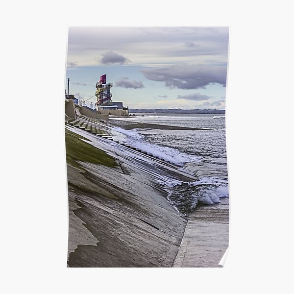 Redcar sea front Poster