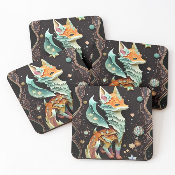 Item preview, Papercut Fox (Variation) designed and sold by OccultDreams.