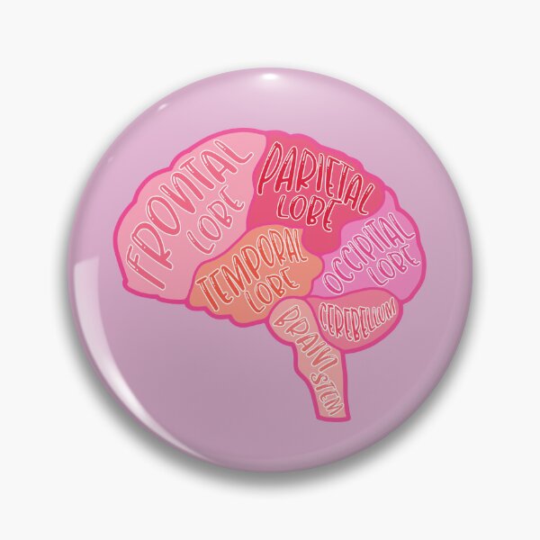 Item preview, Anatomical brain - pink colors designed and sold by Preslava Genova.