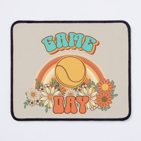 Item preview, Groovy Tennis mom Retro game day gift for funny mother Vintage floral pattern designed and sold by HomeCoquette.