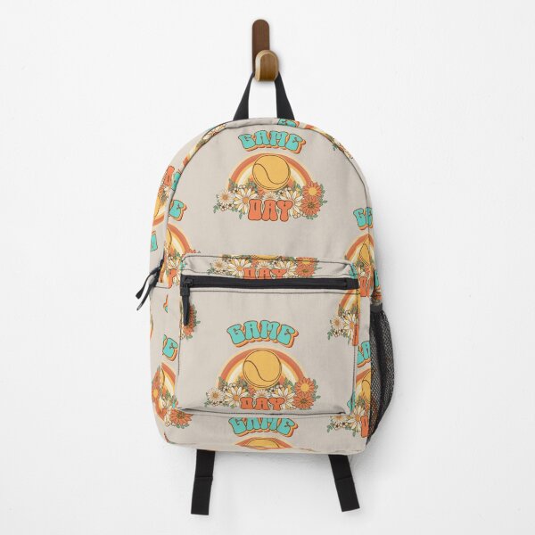 Item preview, Groovy Tennis mom Retro game day gift for funny mother Vintage floral pattern designed and sold by HomeCoquette.