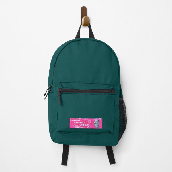 Plain store green backpack