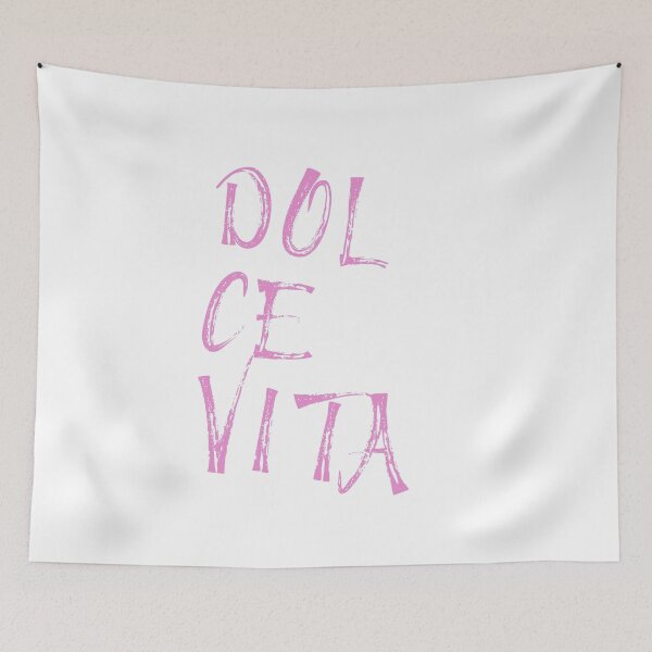 Item preview, Dolce Vita - Minimalist Wall Art - Funny Posters Quotes Home Picture designed and sold by Jawoahl.