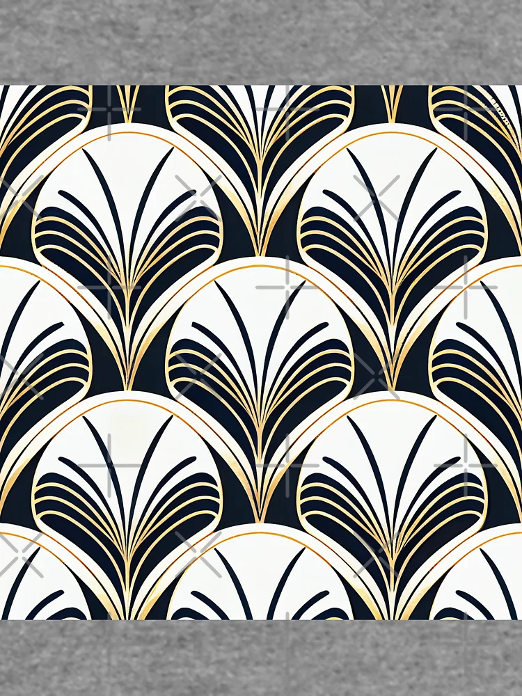 Thumbnail 6 von 6, Leichter Pullover, Minimal Designer Delicate Smooth Art Deco Pattern Digital Painting designt und verkauft von CodeAndColors.
