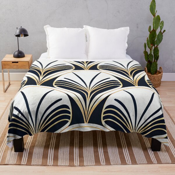 Item preview, Minimal Designer Delicate Smooth Art Deco Pattern Digital Painting designed and sold by CodeAndColors.