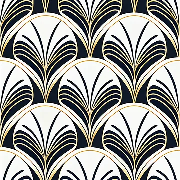 Vorschaubild zum Design Minimal Designer Delicate Smooth Art Deco Pattern Digital Painting von CodeAndColors