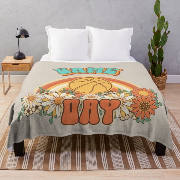 Item preview, Groovy Basketball mom Retro game day gift for funny mother Vintage floral pattern designed and sold by HomeCoquette.