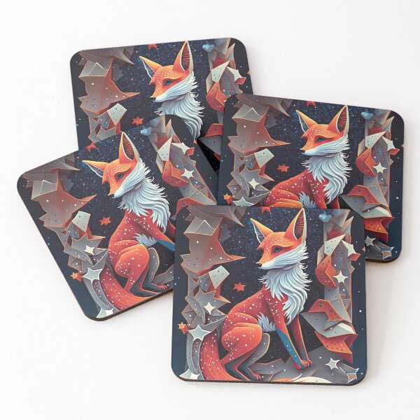 Item preview, Prismatic Fox (Variation 2) designed and sold by OccultDreams.