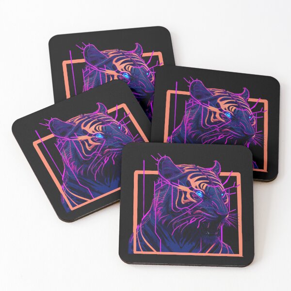 Item preview, Cyberpunk Neon Tiger designed and sold by EightWinds.
