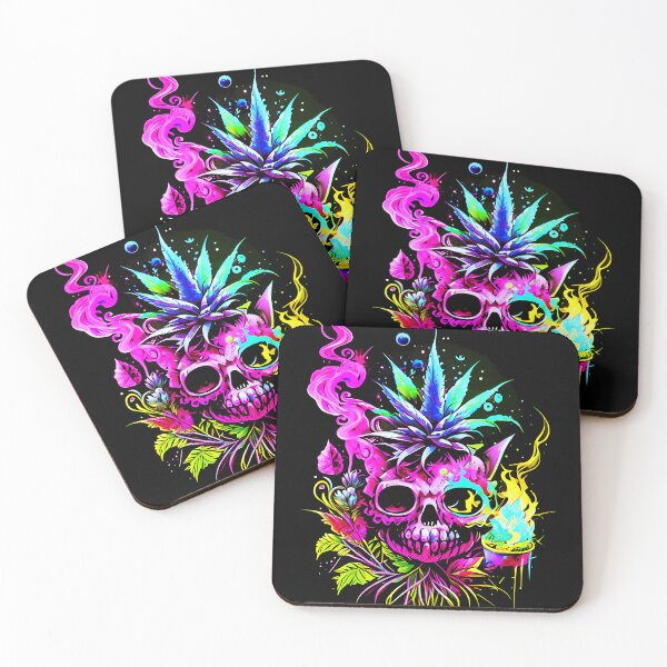 Item preview, Trippy Cat Skull Pineapple Alchemist designed and sold by MindWave THC.
