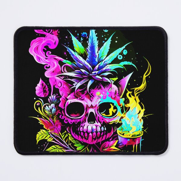 Item preview, Trippy Cat Skull Pineapple Alchemist designed and sold by MindWave THC.