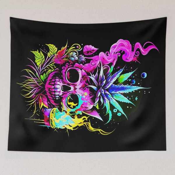 Item preview, Trippy Cat Skull Pineapple Alchemist designed and sold by MindWave THC.