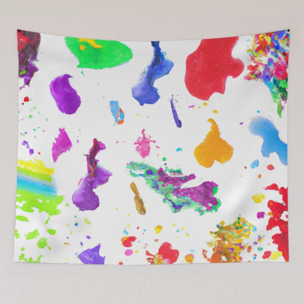 Item preview, Holi splashes of color designed and sold by The Iconic Minimalist.