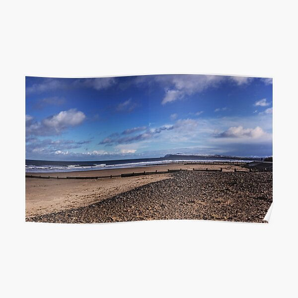 Redcar Beach Poster