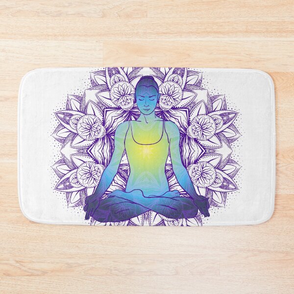 Item preview,  beautiful woman doing yoga meditation designed and sold by Olga Berlet.
