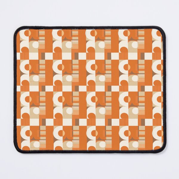 Item preview, Mid Century Modern Geometric orange designed and sold by Cody Bertasso.