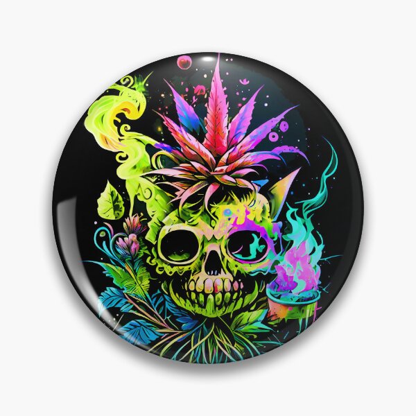 Item preview, Trippy Cat Skull Pineapple Alchemist designed and sold by MindWave THC.