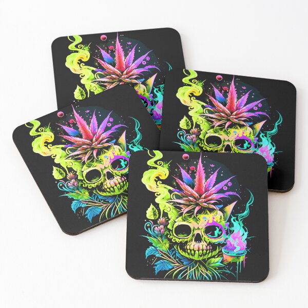 Item preview, Trippy Cat Skull Pineapple Alchemist designed and sold by MindWave THC.